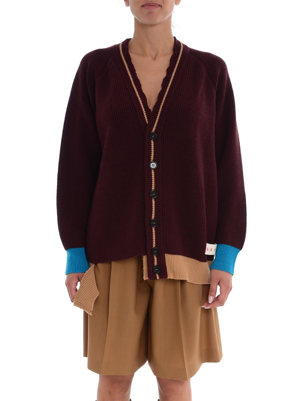  wool sweaters,cotton sweaters,cardigan sweater,WOMEN SWEATER  MARNI CDMD0256Q1